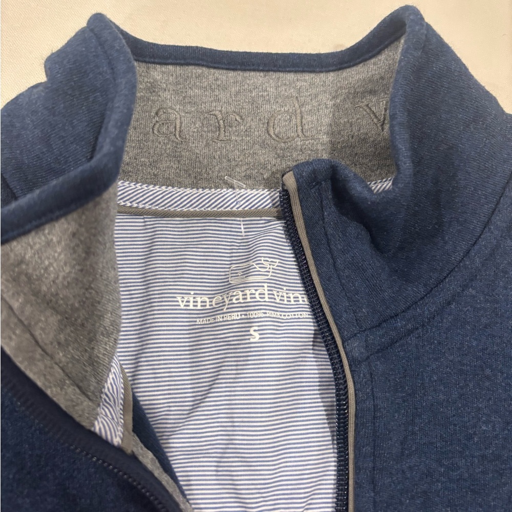 Vineyard Vines Saltwater Quarter-Zip Pullover - Picture 2 of 4